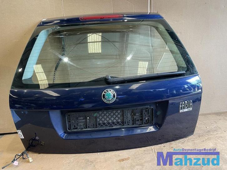 SKODA FABIA 1 COMBI blauw achterklep slot ruitenwissermotor, Auto-onderdelen, Carrosserie en Plaatwerk, Achterklep, Achter