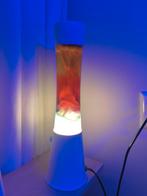 Lava Lamp White/Rainbow, Huis en Inrichting, Lampen | Tafellampen, Ophalen, Zo goed als nieuw, Glas, Minder dan 50 cm