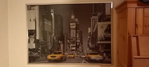 Knud Hol Poster Times Square in mooie lijst 140 x 100 cm, Huis en Inrichting, Woonaccessoires | Schilderijen, Tekeningen en Foto's