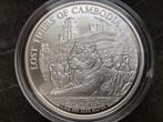 2025 Cambodia - Lost tigers - 1 oz silver, Ophalen of Verzenden, Zilver