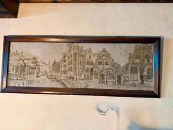 Gobbelin Grachtenbeeld in Kader beschikbaar voor biedingen