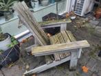 Houten tuinstoel, Ophalen of Verzenden, Gebruikt, Hout