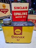 Shell Donax U Olieblik garageblik automobilia, Verzamelen, Ophalen of Verzenden, Gebruikt, Verpakking