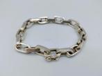 Zware zilveren 'close forever' armband, 19 cm, 925, Sieraden, Tassen en Uiterlijk, Armbanden, Gebruikt, Info@zilverwebsite.nl