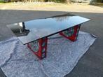vintage keramiek salontafel space age Italy 60er jaren, Ophalen, Overige materialen, Gebruikt, 100 tot 150 cm