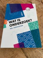 Wat is onderzoek? - Nel Verhoeven 2022, Boeken, Studieboeken en Cursussen, Ophalen of Verzenden, Zo goed als nieuw, HBO