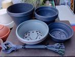 Kunststof hang potten, Tuin en Terras, Bloempotten, Ophalen, Rond, Kunststof