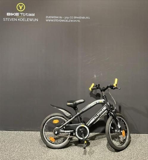 Alpina Trial J16 Rn Kinderfietsen space black matt met Terug, Fietsen en Brommers, Fietsen | Jongens, Gebruikt, 16 inch, Ophalen