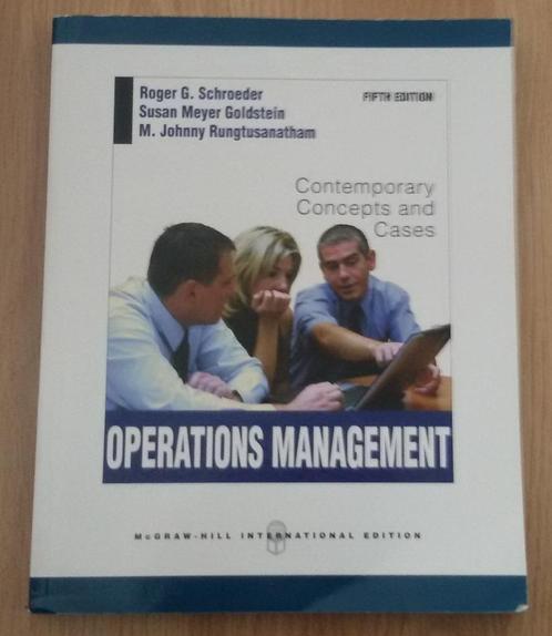 9780071289580 Operations Management, Boeken, Studieboeken en Cursussen, Zo goed als nieuw, HBO, Ophalen of Verzenden