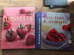 Dessert kookboeken, Boeken, Kookboeken, Taart, Gebak en Desserts, Zo goed als nieuw, Ophalen