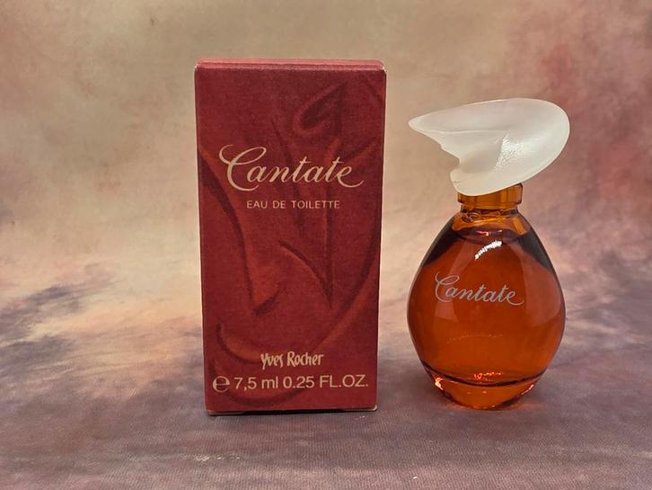 Yves Rocher- Cantate 7,5 ml edt miniatuur., Verzamelen, Parfumverzamelingen, Zo goed als nieuw, Miniatuur, Gevuld, Verzenden