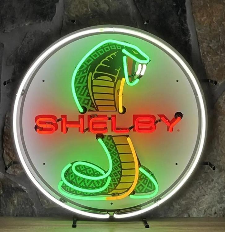 Shelby Neon 60 cm - echte glasneon, Verzamelen, Merken en Reclamevoorwerpen, Nieuw, Lichtbak of (neon) lamp, Ophalen