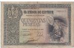 Spanje 500 Pesetas 1940 - Zeldzaam biljet, Verzenden, Overige landen, Los biljet