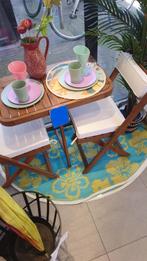 Gezellige (balkon) set, Ophalen, Zo goed als nieuw, 2 zitplaatsen, Tuinset