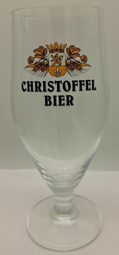 Christoffel Bier Glas op voet, Verzamelen, Biermerken, Zo goed als nieuw, Glas of Glazen, Overige merken, Ophalen of Verzenden