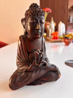 Houten buddha beeld, Ophalen of Verzenden, Zo goed als nieuw