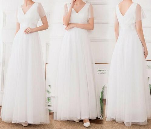 nieuwe galajurk maat 56 offwhite, Kleding | Dames, Gelegenheidskleding, Nieuw, Galajurk, Maat 46/48 (XL) of groter, Wit, Ophalen of Verzenden