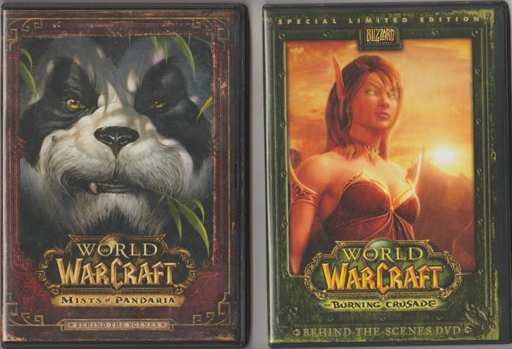 3 World of Warcraft behind the scenes DVD's, Spelcomputers en Games, Games | Pc, Zo goed als nieuw, Role Playing Game (Rpg), 1 speler