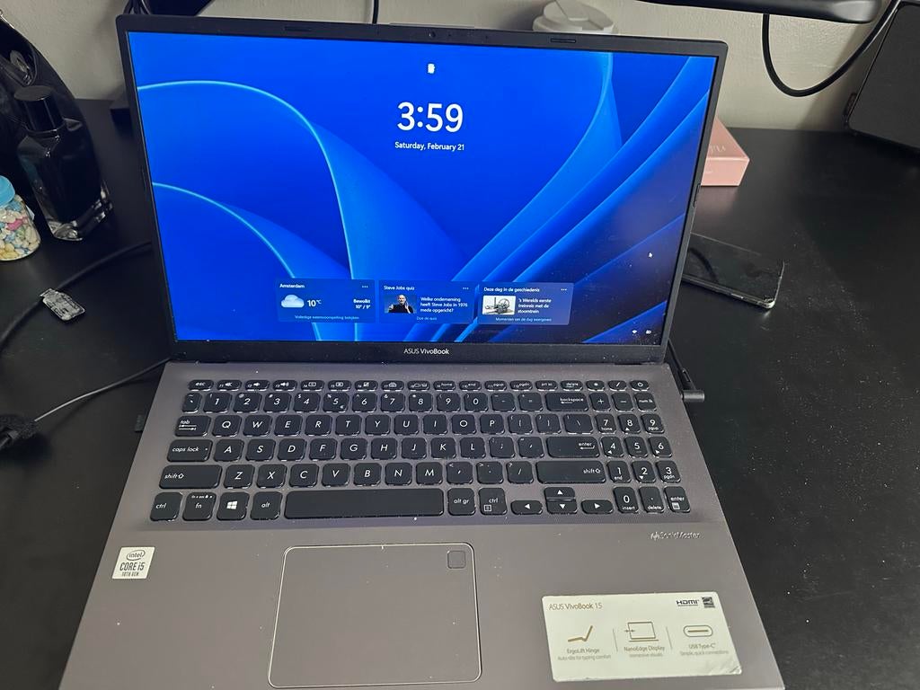 ASUS VivoBook X512JA – i5 / 8GB / 512GB SSD – 15,6” Full HD, Ophalen, Gebruikt, Met videokaart, 8 GB