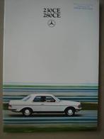 Folder Mercedes-Benz 230 CE, 280 CE 1980, zeer mooi!, Zo goed als nieuw, Mercedes-Benz, Mercedes, Ophalen of Verzenden
