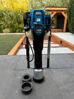 Te huur: 4-takt palenrammer vlonder euro 98/E5 benzine, Tuin en Terras, Hand-tuingereedschap, Ophalen, Gebruikt