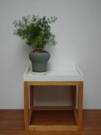 Hocker, salontafeltje, planten tafel, Huis en Inrichting, Minder dan 50 cm, Gebruikt, Vierkant, Minder dan 50 cm