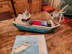 Playmobil vrachtschip met laadkraan 5253, Ophalen of Verzenden, Gebruikt, Complete set