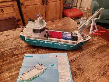 Playmobil vrachtschip met laadkraan 5253 beschikbaar voor biedingen