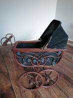 Antiek Poppenwagen Hout Metaal, Antiek en Kunst, Ophalen of Verzenden