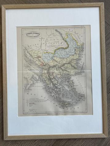 1860 Griekenland - lijst - landkaart beschikbaar voor biedingen