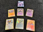 7x Pokémon speel decks 2022 - oa gengar, mewtwo, moltres, Ophalen of Verzenden, Zo goed als nieuw, Speeldeck, Foil