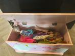 Grote bak vol met barbies, Kinderen en Baby's, Ophalen, Gebruikt
