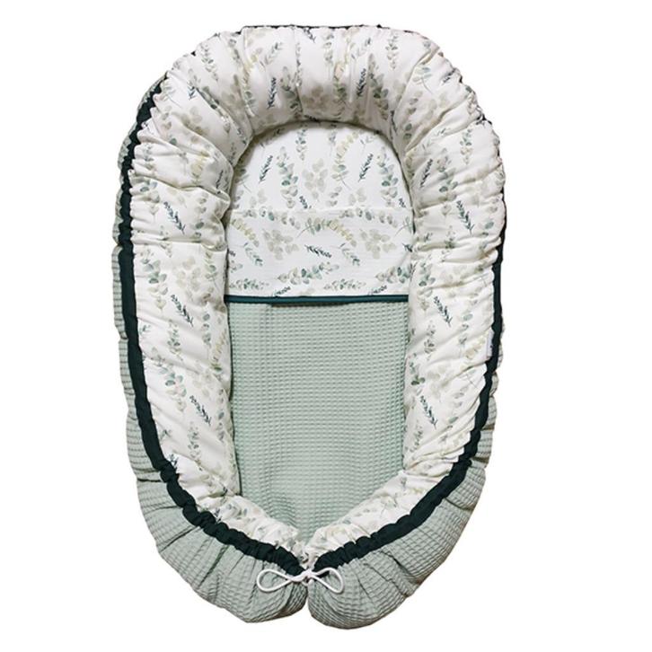 Babynestje Eucalyptus Oudgroen met Deken Little Dreamzzz, Kinderen en Baby's, Babywiegjes en Ledikanten, Nieuw, Overige typen