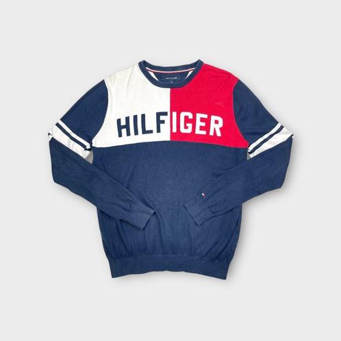 Tommy Hilfiger  Maat M, Kleding | Heren, Truien en Vesten, Gedragen, Maat 48/50 (M), Blauw, Ophalen of Verzenden