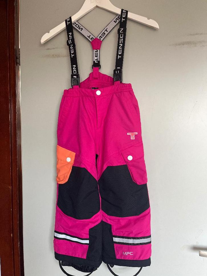 Zgan Tenson  ski broek roze/zwart 98/104, Kinderen en Baby's, Kinderkleding | Maat 104, Zo goed als nieuw, Meisje, Broek, Ophalen of Verzenden