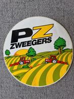 Sticker PZ Zweegers met tracktors, Ophalen of Verzenden, Zo goed als nieuw, Merk