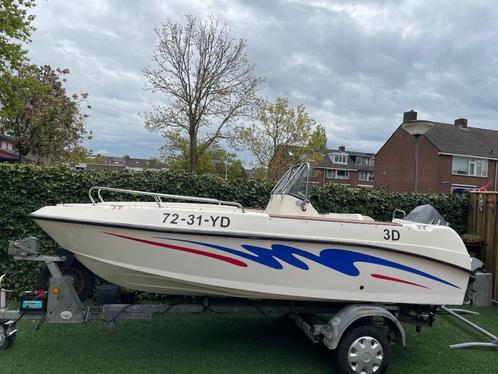 Consoleboot Boot trailer Elan15, Watersport en Boten, Vis- en Consoleboten, Zo goed als nieuw, 50 tot 70 pk, 3 tot 6 meter, Benzine