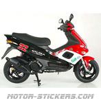 Gilera runner lucky 7 kappen set, Ophalen