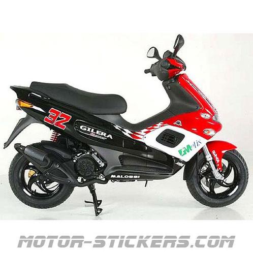 Gilera runner lucky 7 kappen set, Motoren, Tuning en Styling, Ophalen
