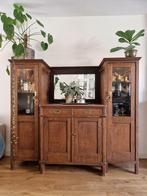 Vintage kast buffet/ vitrine/ drankcabinet, Huis en Inrichting, Ophalen, Gebruikt