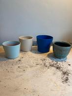 4x Ikea Bloempotten - 12cm - Amsterdam, Ophalen, Kunststof, Gebruikt, Rond