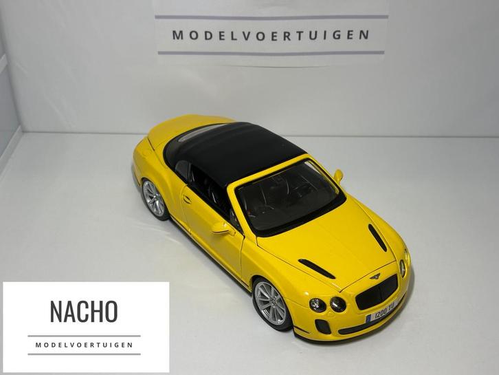 Bentley Continental Supersport | Bburago | schaal 1:18, Hobby en Vrije tijd, Modelauto's | 1:18, Zo goed als nieuw, Bburago, Ophalen of Verzenden
