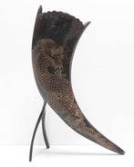 Bewerkte Buffel hoorn met DRAAK DV3 Indonesië karbau Indie, Ophalen of Verzenden