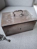 Oud metalen geldkistje Beaumont 1920-1949, Antiek en Kunst, Ophalen