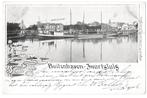 Ansichtkaart Zwartsluis, Buitenhaven, Verzamelen, Ansichtkaarten | Nederland, Verzenden, Voor 1920, Gelopen, Overijssel