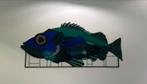 Glas-in-lood vis, 150x60cm - Zelf ophalen!, Antiek en Kunst, Ophalen