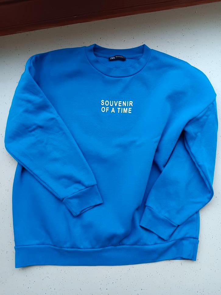 Zara oversized sweater S koningsblauw, Kleding | Dames, Truien en Vesten, Zo goed als nieuw, Maat 36 (S), Blauw, Ophalen of Verzenden