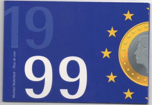 Jaarset 1999 U.N.C in blauwe kaft, Postzegels en Munten, Munten | Nederland, Setje, Koningin Beatrix, Ophalen of Verzenden