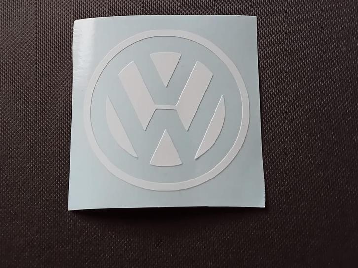 Volkswagen logo vinyl sticker, Auto diversen, Autostickers, Verzenden