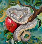 Schilderij slang, Ophalen of Verzenden